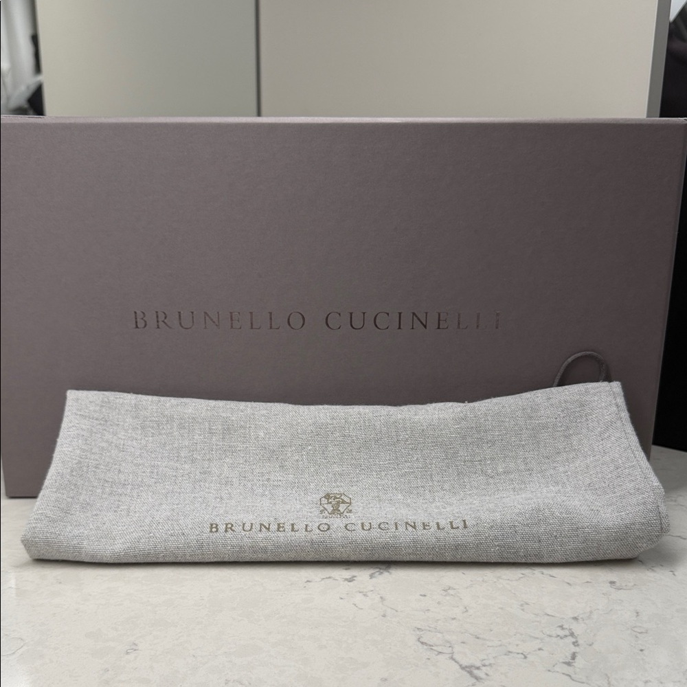 Brunello Cucinelli Shoe Box and Dust Bag